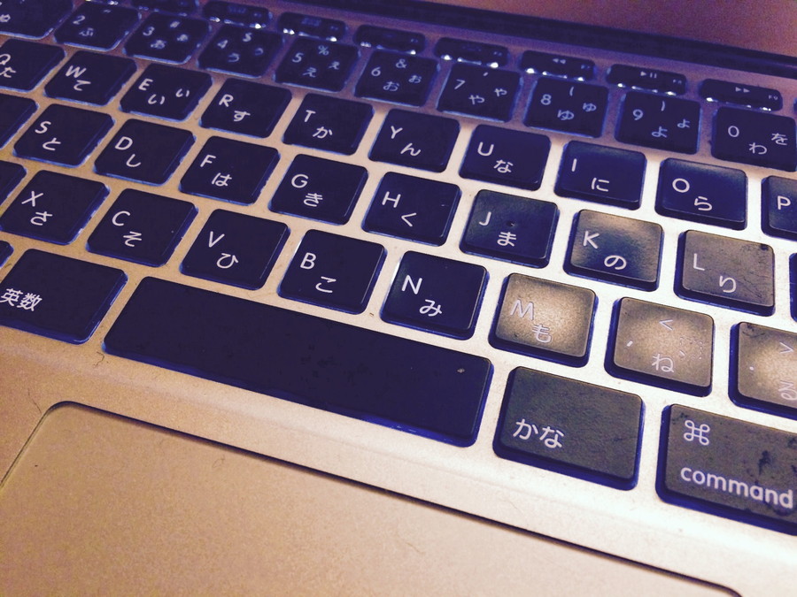 MacBookのキーボード